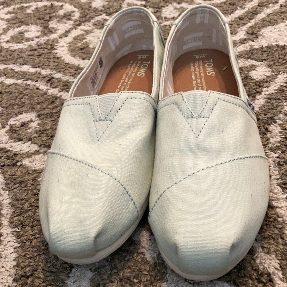 Women's mint classic slip-on Toms
